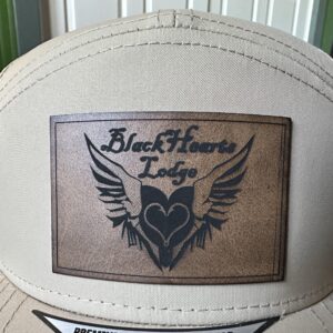 BlackHearts Lodge Leather Patch