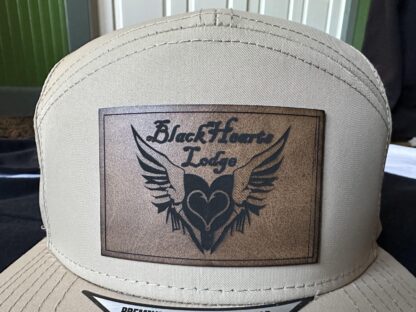 BlackHearts Lodge Leather Patch